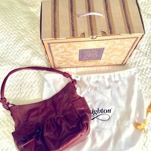 Brighton burgundy shoulder bag